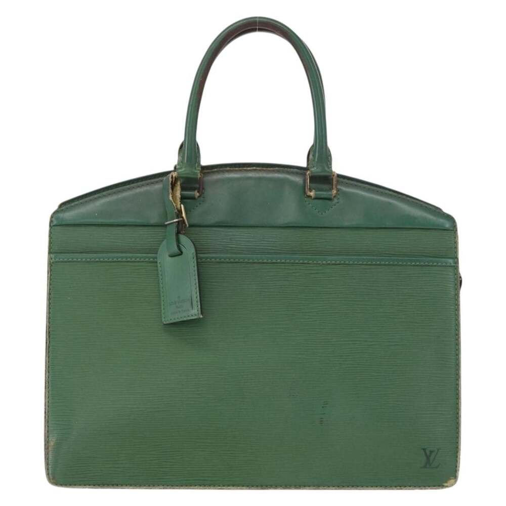 Louis Vuitton Epi Riviera Handbag Green